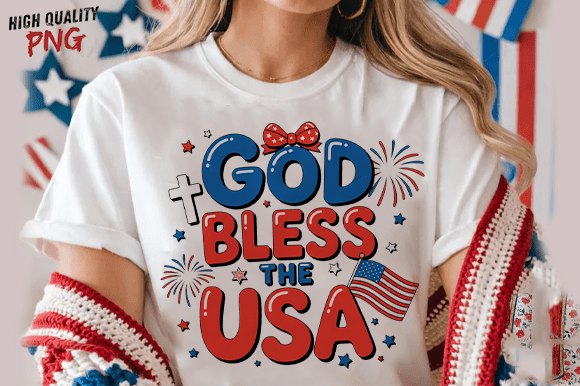 God Bless the USA PNG