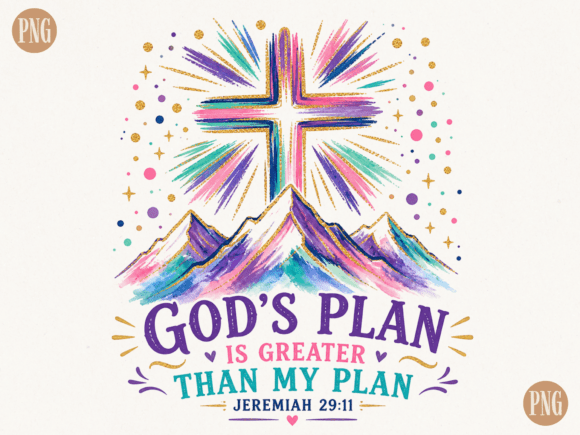 God’s Plan is Greater PNG — T-Shirt Designs
