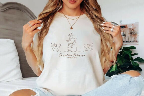 He is Not Here He Has Risen T-Shirt Designs