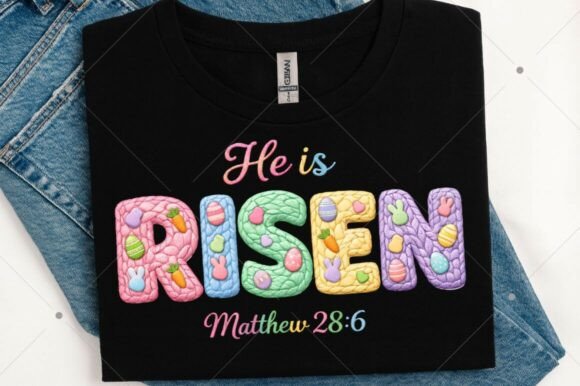 He is Risen PNG for T-Shirt Designs