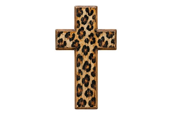 Leopard Cross Clipart