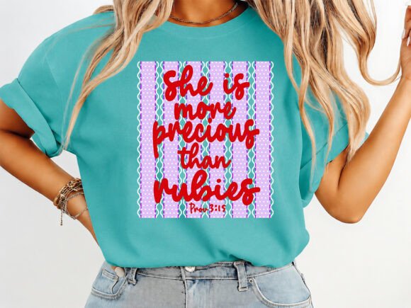 More Precious Than Rubies Coquette Shirt