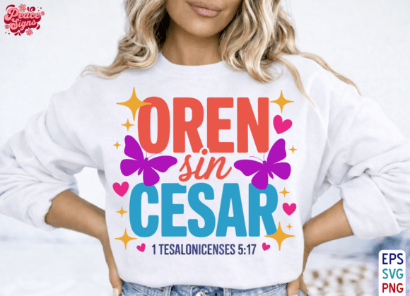 Oren Sin Cesar Svg for T-Shirt Designs