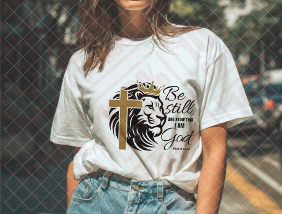 Psalm 46 10 Svg Lion of Judah Design